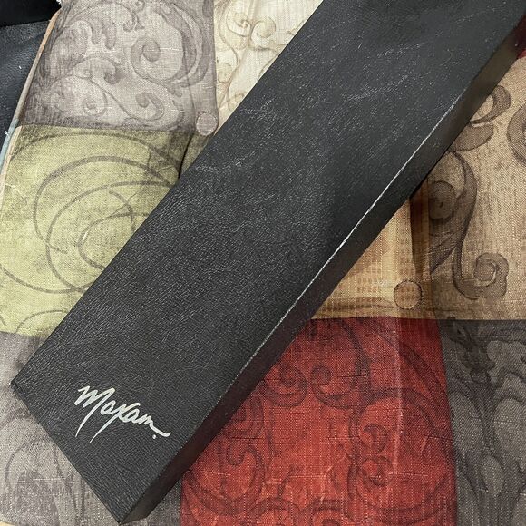 Maxam Stainless Steel Knife Set 9" Chef and 8" Carving Set Made in Japan Vintage - Picture 4 of 10